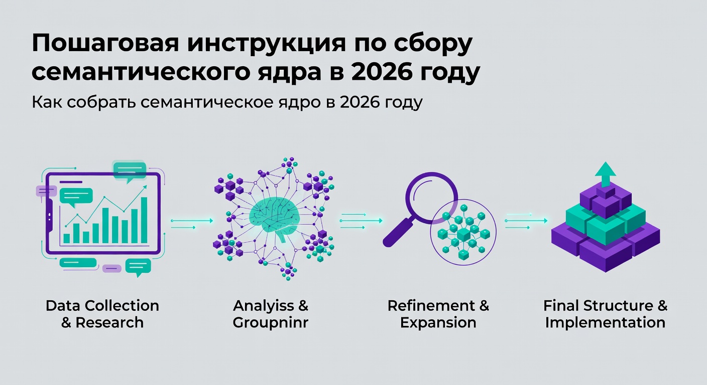 Пошаговая инструкция по сбору семантического ядра в 2026 году