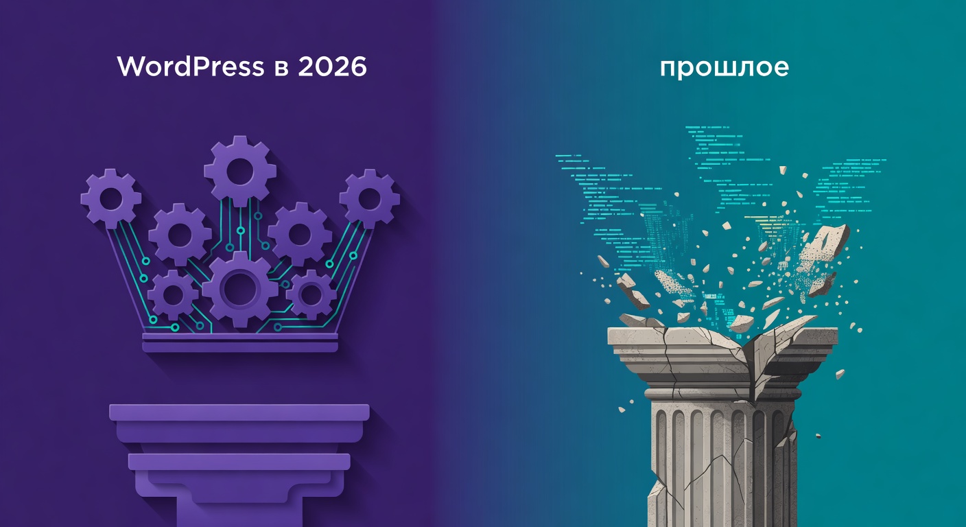 WordPress в 2026: всё ещё король или уже прошлое?